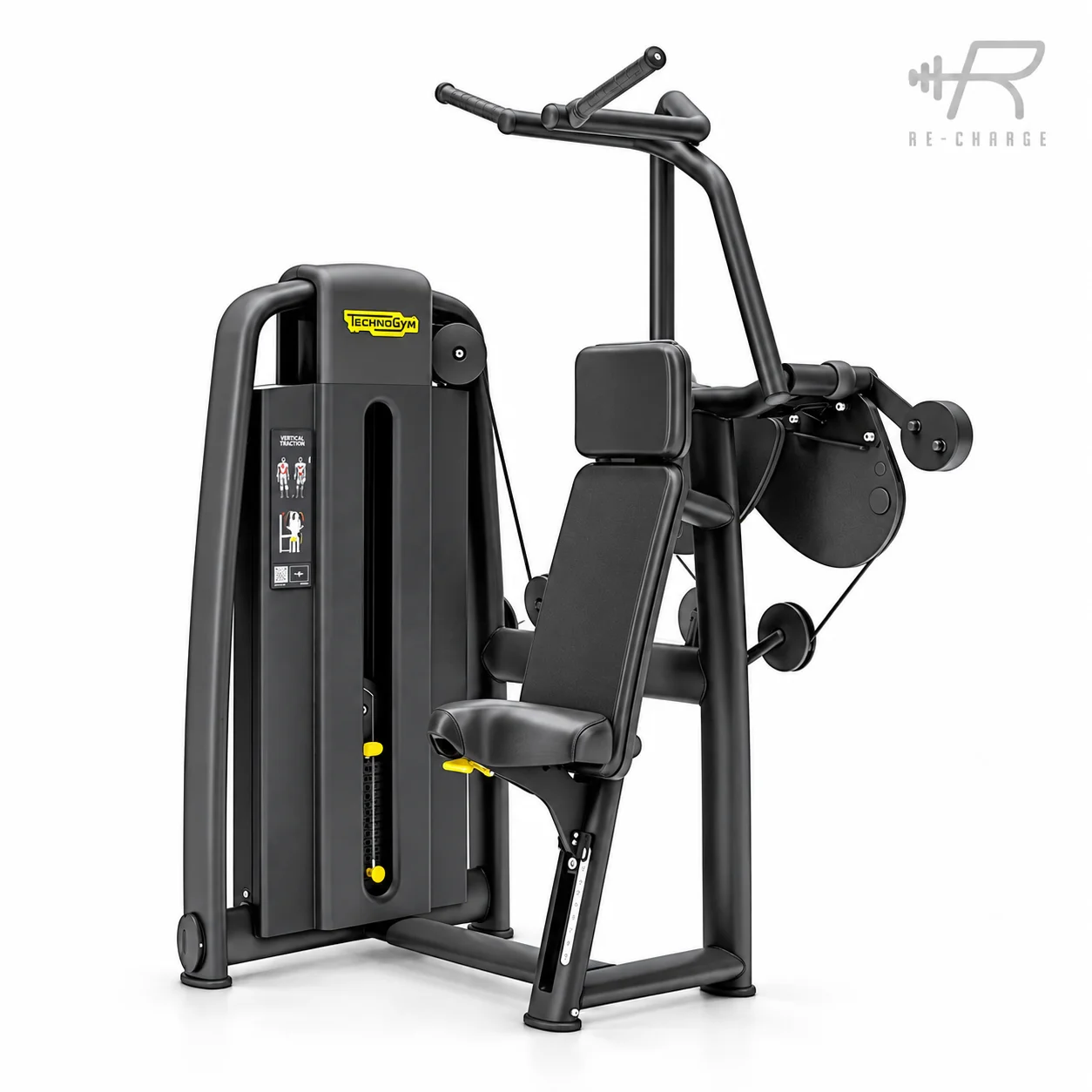 Technogym Selection 700 Vertical Traction MNGC — професійний тренажер для вертикальної тяги та тренування м’язів спини