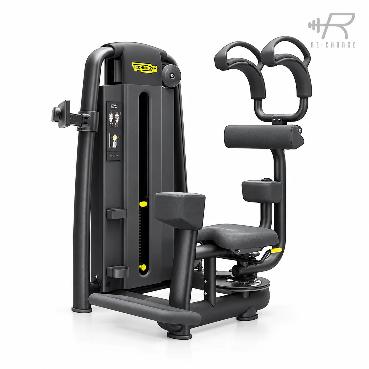 Technogym Selection 900 Rotary Torso MNYP — професійний тренажер для поворотів тулуба та тренування косих м’язів живота